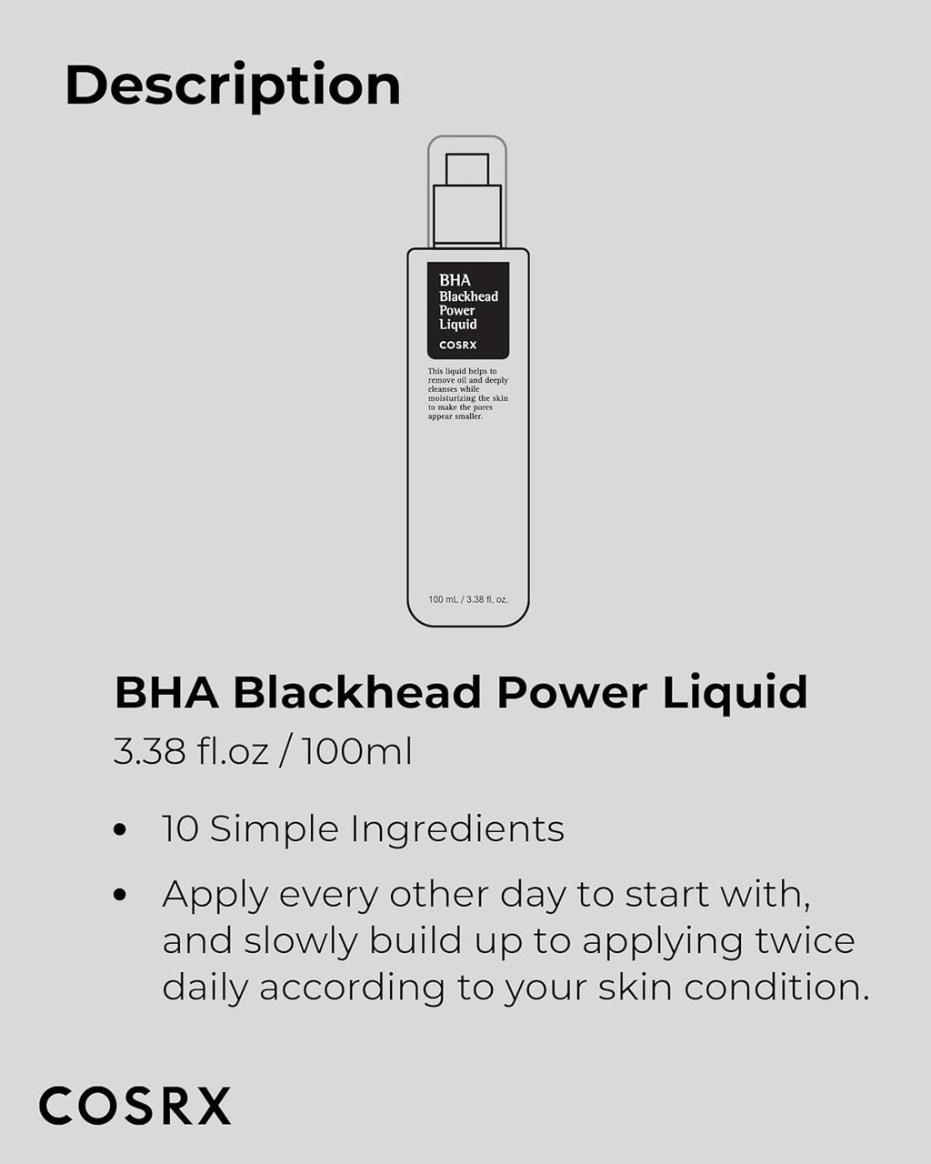 COSRX - BHA Blackhead Power Liquid (100ml)