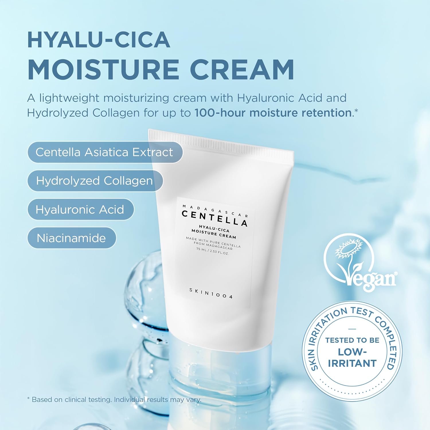 Hyalu-Cica Moisture Cream – Lightweight Deep Hydration